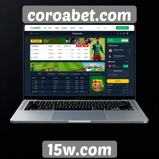 Revisão da interface de usuário do Coroabet