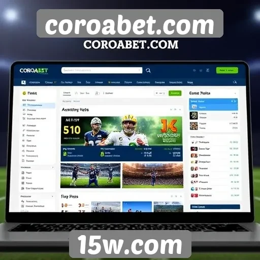 Novas funcionalidades do site coroabet.com em destaque