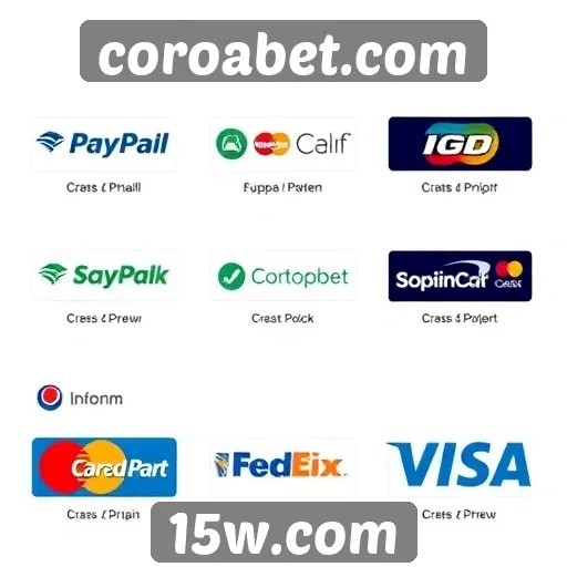 Métodos de pagamento aceitos na coroabet.com